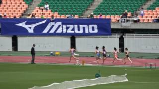 2017Shizuoka Int'l GP Women's800m time race1 Rina ONO 2:12.20小野莉奈 後藤夢2:12.28沖田真理子2:13.27