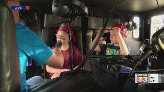 Our Town Tolono - Interview in a fire truck
