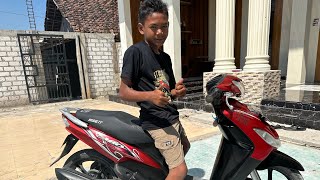 YEEE… AKHIRNYA ABIMANU DAPAT HADIAH MOTOR