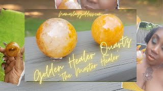 《 Golden Healer Quartz 》Namaslaygoddess.com ✨️