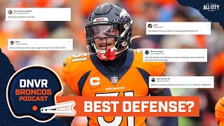 Do the Denver Broncos have the best defense in the NFL right now under Vance Joseph and Sean Payton?