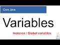 #40 - A2A LEARNER || Core Java - Variables - Instance Variables