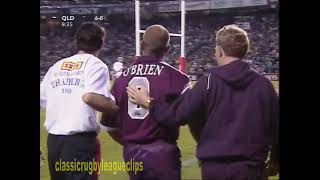 1997 Johns v Goddard State of Origin fight, the lead up and aftermath.
