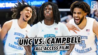 Ian Jackson GOES OFF In FIRST CAREER START! Elliot Cadeau NASTY Double Double! UNC VS. Campbell!