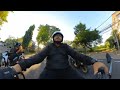 suasana pagi‼️motovlog keliling di kawasan renon kota denpasar bali indonesia motovlog insta360