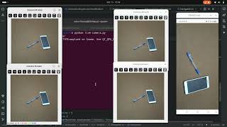 Android Real-Time Camera Streaming to Multiple Python scripts using WebSockets | Demo