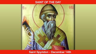 Saint Spyridon the Wonderworker, Bishop of Tremithus - December 14th