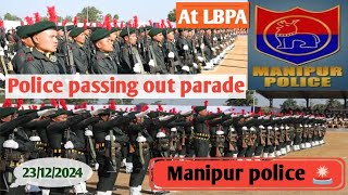 Manipur IRB police passing out parade at dergaon LBPA #Manipur #Manipur_police #IRB