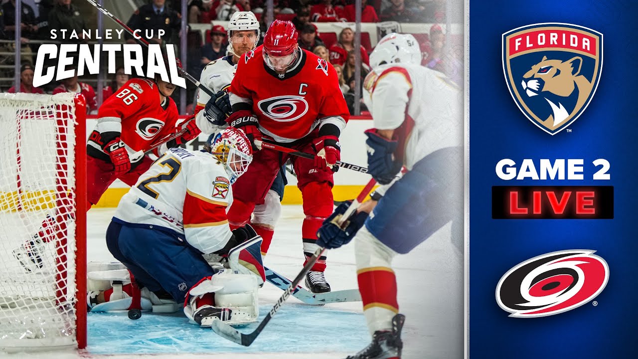 Florida Panthers Vs. Carolina Hurricanes | Live Action | Game 2 ...