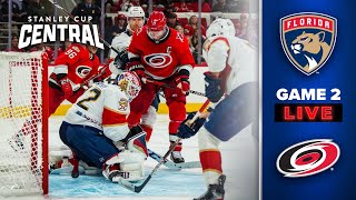 Florida Panthers vs. Carolina Hurricanes | Live Action | Game 2 | Stanley Cup Playoffs