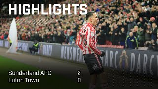 Le Fée Scores Screamer | Sunderland AFC 2- 0 Luton Town | EFL Championship Highlights