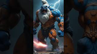 Fusion of Papa Smurf and The Thing
