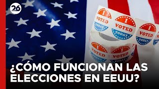 ⚠️ ¿Cómo funcionan las ELECCIONES PRESIDENCIALES EN ESTADOS UNIDOS?