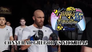 Conner McGregor vs nick Diaz