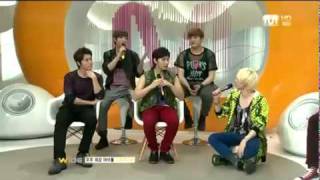 [ENG SUB] 110811Mnet Wide Super Junior Interview Part 1/3