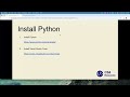 Learning Python: Install Python and Visual Studio Code and Write Your First program!