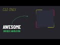 Awesome Border Animation Effects using CSS repeating conic gradient