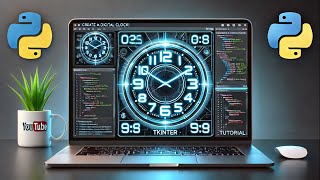Digital Clock using Python Tkinter | Python for Beginners