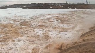 Критическая ситуация на Сергеевском водохранилище из-за паводков