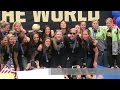 US women's team celebrates World Cup with fans in LA