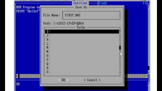 The basics of QBASIC - Lesson 1 Comments, variables and simple printing
