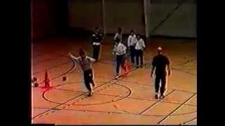A training course in handball goalkeeper