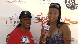 Celebrity Trackmeet Red Carpet with Actress Chandra Currelley