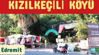 Balıkesir Edremit Kızılkeçili Köyü/Mahallesi, Köyü ve Yolu Görüntüleri.