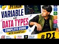Python Variables & Data Types Explained | Complete Beginner Tutorial in Python 2026