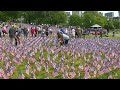 Thousands of flags placed on Boston Common ahead of Memorial Day