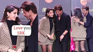 Nora Fatehi Looks Friendly with Shah Rukh Khan on Her First Meeting at IIfa Awards 2025