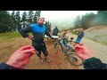 enduro into the fog racing the ews challenger in whistler