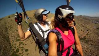 Paraglide golden Tandem inst Peters ans cali girl