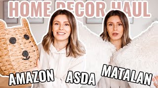 HUGE HOME DECOR HAUL | AMAZON, MATALAN, GEORGE AT ASDA 2022 | Amazon home decor favourites