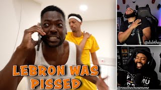 INTHECLUTCH REACTS TO HOW LEBRON WAS IN THE LOCKER ROOM AFTER LOSING TO THE NUGGETS IN THE PLAYOFFS