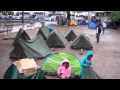 Refugees Brace Against Cold Weather in Makeshift Belgrade Refugee Camp