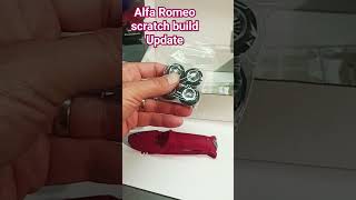 Alfa Romeo 8c scratch build slot car update! #scalextric #slotcar #slotcars #slotcarracing