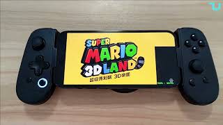 Super Mario 3D Land iOS 3DS Emulator iPhone test I Leadjoy M1B gamepad I 3DS Games 2023