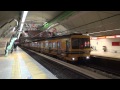 buenos aires地下鉄b線 madrid metro caf5000 　echeverría駅入線～発車