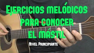 Ejercicios de guitarra para conocer el mástil