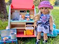 American Girl Summer Vacation and Food Sets!