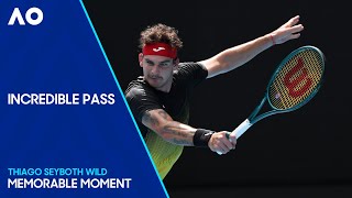 Incredible Pass by Thiago Seyboth Wild | Australian Open 2024