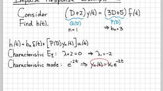 Impulse Response Example #2