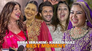 Saba Ibrahim - Khalid Niaz | BEST MOMENT from Entire Wedding Reception