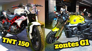 مقارنه TNT 150 و Zontes G1 155cc تشتري مين فيهم من الاخر ؟