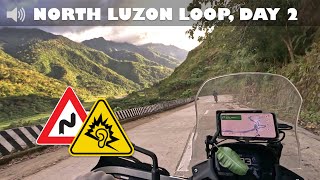 Cordillera mountains. Riding the North Luzon Loop (Day 2). Honda CB500X