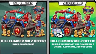 Hill Climb Racing 2 SUPERHERO PACK Purchased