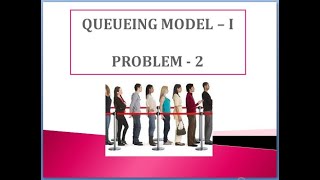 Queueing Model - I (Single Server - Infinite System Capacity): Problem 2