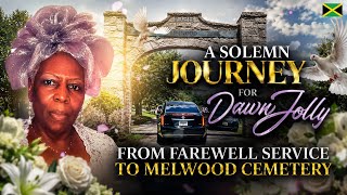 (Part 2) "A Solemn Journey For Ms. Dawn Jolly: From Farewell Service to Melwood Cemetery"