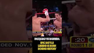 Manny Pacquiao VS Marco Antonio Barrera #boxing #mannypacquiao #boxinglegend #boxinghistory #shorts